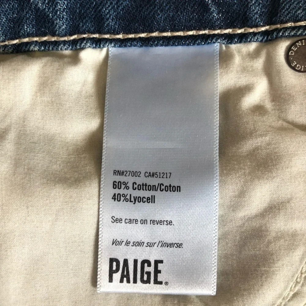 PAIGE Distressed Frayed Hem Mini Skirt Size 28/6